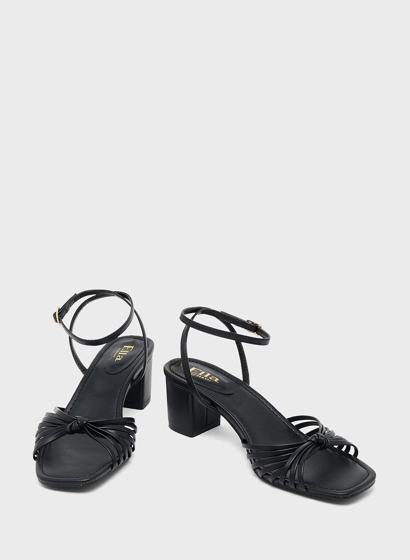 ELLA Ladies Block Heel Sandal - Image 4