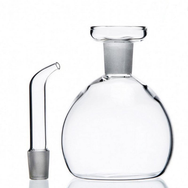 Eleton Round Pot Shape Oil And Vinegar Bottle  Glass Olive Oil Dispenser Bottles Storage  8 Oz Cruet - Image 3