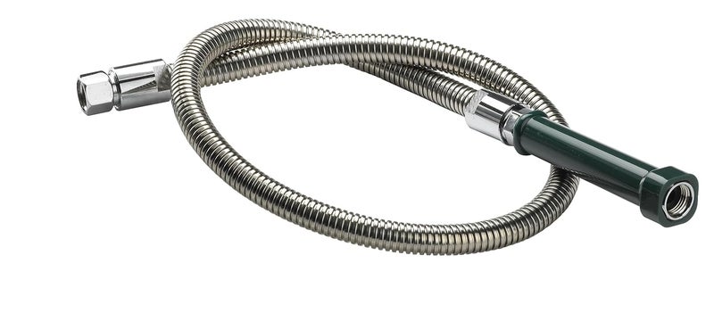 Krowne 21134L 60 Low Lead PreRinse Hose Replacement Kit with Grip  Commercial Kitchen Bar Sink Accessory for Restaurant Cafeteria Catering  400 PSI  117L x 105W x 2H Stainless Steel NSF