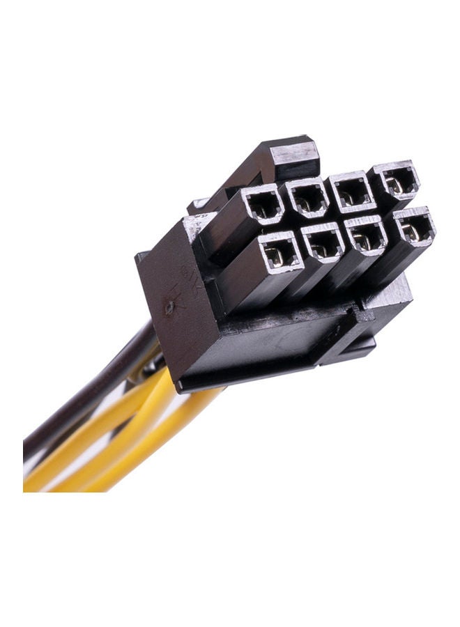 NIBEMINENT Extension Female Power Adapter Cable Black - Image 2