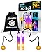 UltraPoi HelixPoi Set wLED Knob Handles 70 Color Modes LED Poi Glow Stick Lights wSoft Durable Cases Adjustable Leashes Ideal Flow Arts for Music Festivals Parties Raves - Image 2