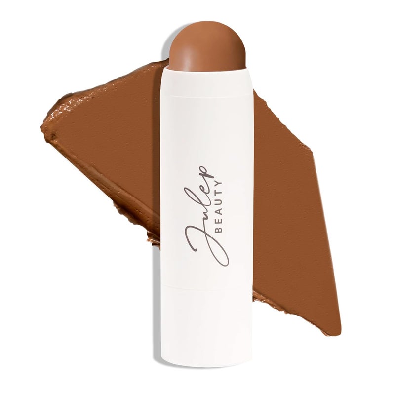 Julep Skip the Brush Cream to Powder Bronzer  Contour Stick  Melted Cocoa Medium skin tones  Long Lasting Blendable and Buildable Color MultiUse 2in1 Blush and Lip Makeup Stick