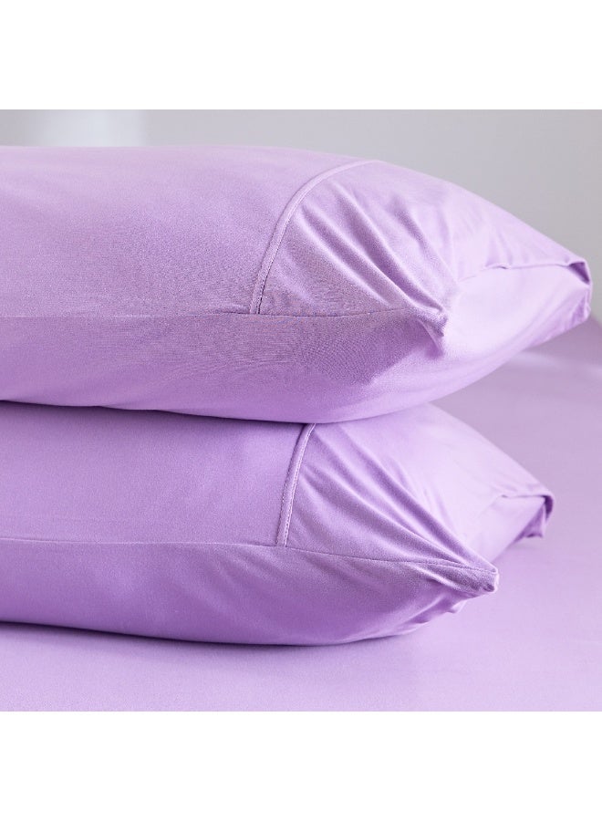 Home Box Ivy Meadows 2-Pieces Fleeting Microfibre Jersey Pillow Cover Set 75 x 50 cm - Image 3