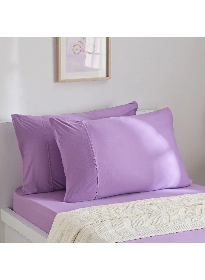 Home Box Ivy Meadows 2-Pieces Fleeting Microfibre Jersey Pillow Cover Set 75 x 50 cm
