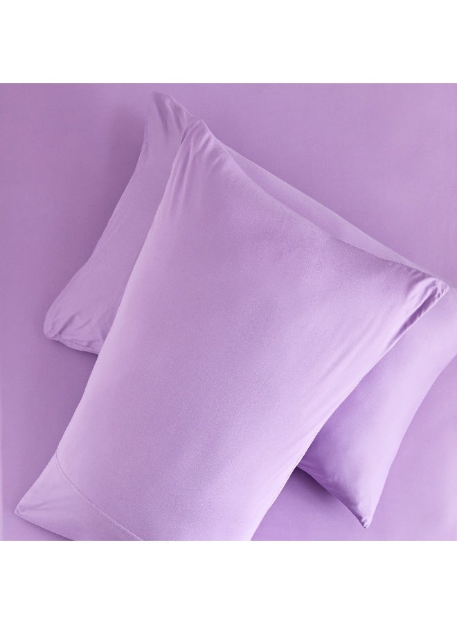 Home Box Ivy Meadows 2-Pieces Fleeting Microfibre Jersey Pillow Cover Set 75 x 50 cm - Image 4