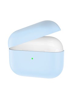 Case Cover Split Silicone Earphone Protective Case For AirPods 3 Light Blue