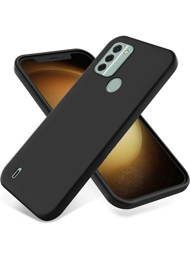 اس-توب جراب لهاتف Nokia C31، جراب مقاوم للصدمات من السيليكون السائل بلون نقي - Image 1