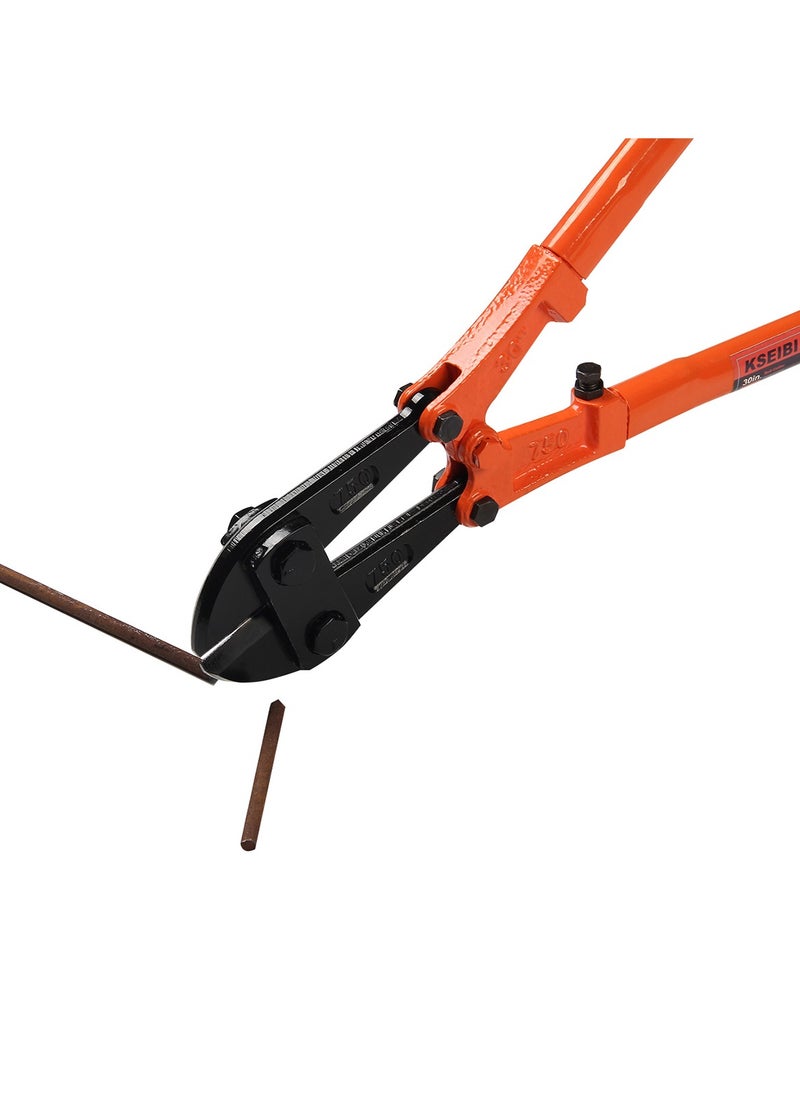 KSEIBI Heavy-Duty Bolt Cutter 12" for Cutting Fence, Steel Wire, Chain, Screws, Rivet, Breaking Chains and Padlocks, Removing Metal Barriers, Spring Loaded Wire Cutters Heavy Duty with Soft Anti-Slip Handle.  - Image 4