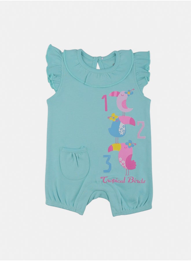 El Sayaad Baby Girl Summer Romper 