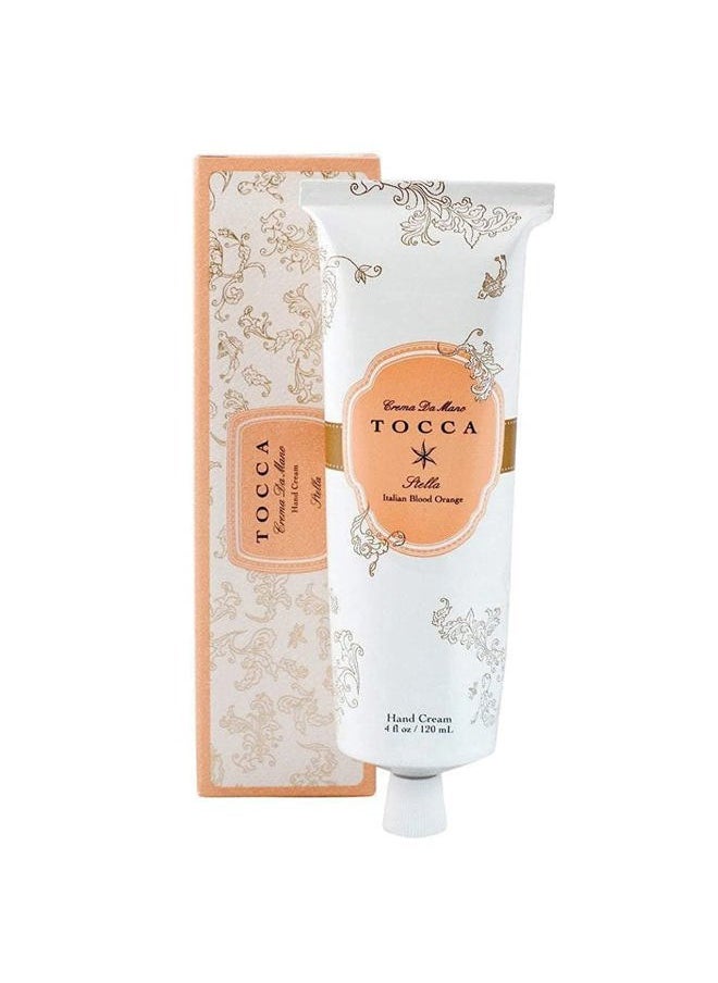 Tocca - Crema de Mano Luxe, Stella Hand Cream, 4 oz - Blood Orange, Freesia, Spicy Lily - Moisturizing, Quick Absorbing - Image 1
