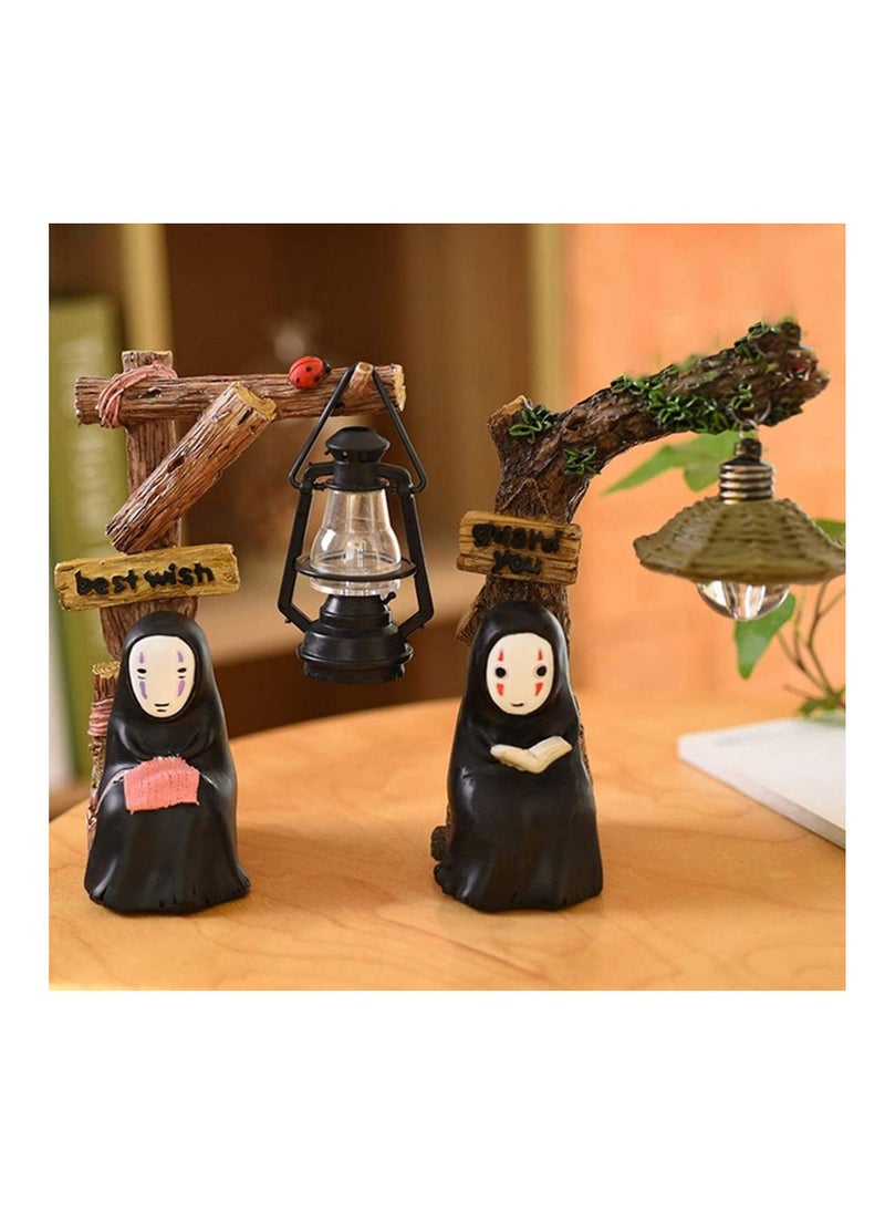 Generic - Spirited Away No Face Man Night Light in Table Desk Lamp Miyazaki Anime Gift for Kids Kids Toy Home Decor Decorative Crafts Sleep Lamp - Image 1
