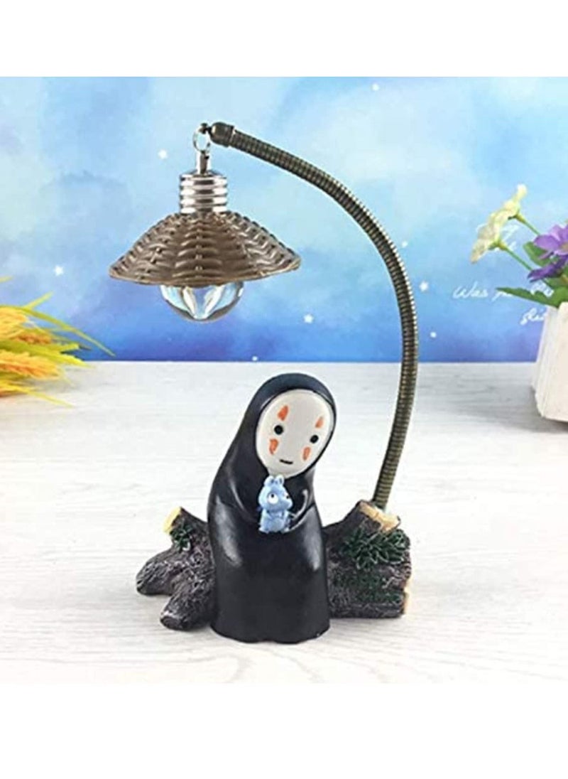 Generic - Spirited Away No Face Man Night Light in Table Desk Lamp Miyazaki Anime Gift for Kids Kids Toy Home Decor Decorative Crafts Sleep Lamp - Image 1