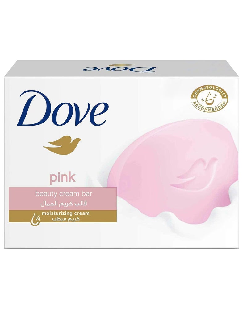 دوف صابون بيوتي بار وردي 125جرام