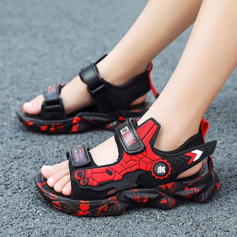 Summer Children'S Sandals Soft-Soled Non-Slip Small, Large And Large Children'S Boys And Students Beach Sneaker Sandals - Image 2