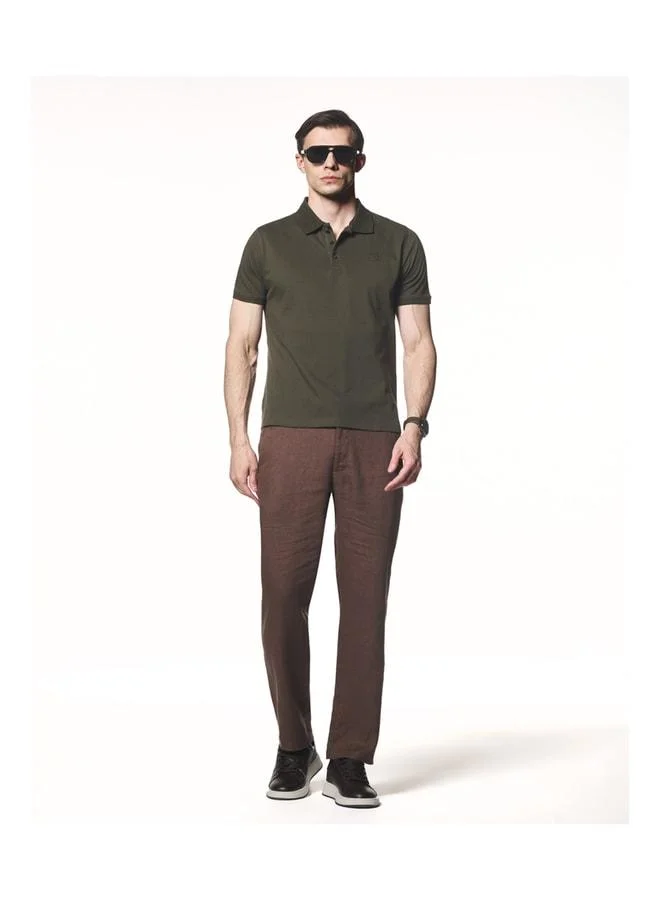 Liwali Short Sleeve Polo Collar T-Shirt.