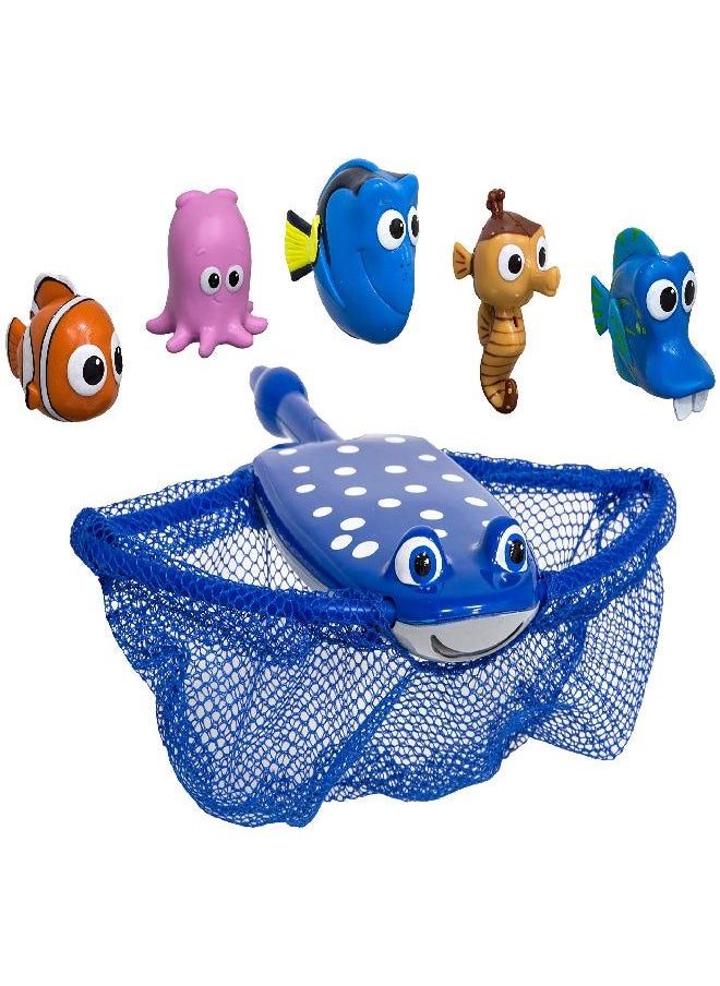 SwimWays SwimWays Disney Finding Dory Mr. Ray's Dive and Catch Game, Bath Toys and Pool Party Supplies for Kids Ages 5 and Up  - Image 1