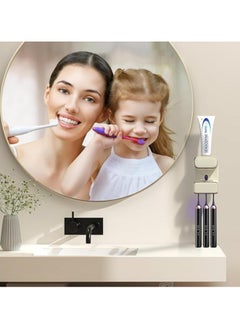 Beauenty Automatic Electric Toothpaste Dispenser with Toothbrush Sterilizer  - Image 2