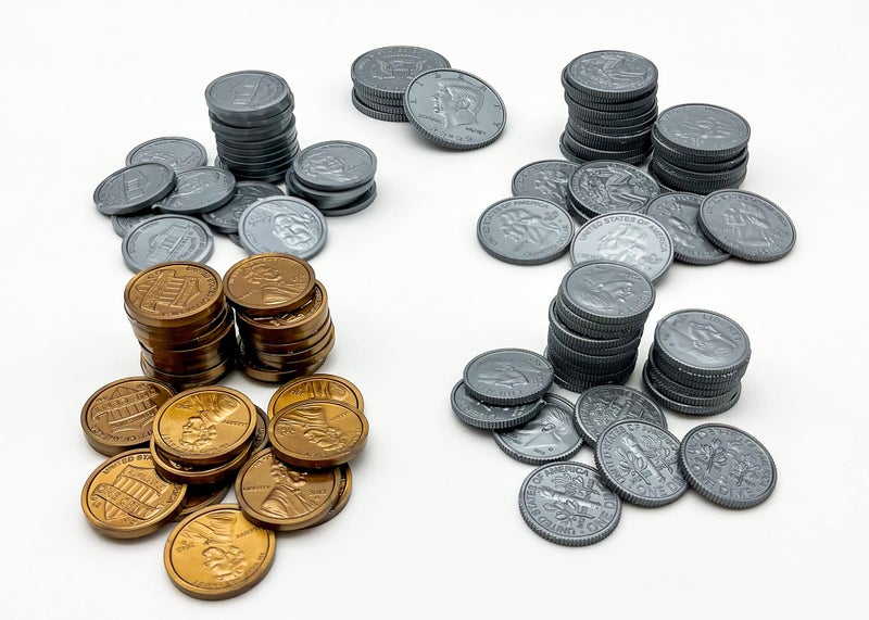 Teacher Created Resources Play Money: Assorted Coins (TCR20639) - Image 3