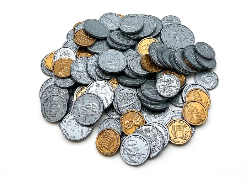 Teacher Created Resources Play Money: Assorted Coins (TCR20639) - Image 1