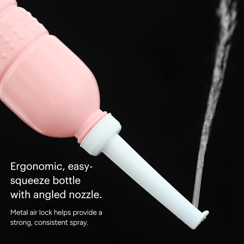 Brondell GoSpa Travel Bidet GS70 Portable Peri Bottle for Postpartum  Perineal Care Medium Pink - Image 5