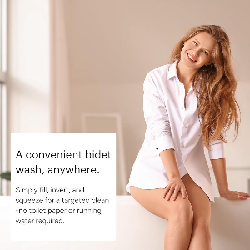 Brondell GoSpa Travel Bidet GS70 Portable Peri Bottle for Postpartum  Perineal Care Medium Pink - Image 4
