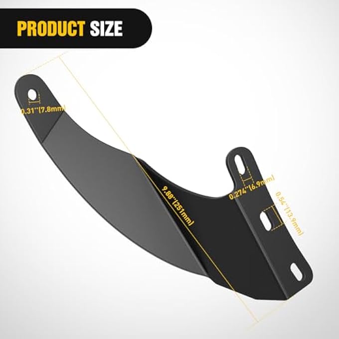 rayihni 52 inch Curved LED Light Bar Bracket Mounting Upper Windshield Roof Cab Brackets Compatible with 2002-2008 Dodge RAM 1500 and 2003-2009 RAM 2500 3500 - Image 3