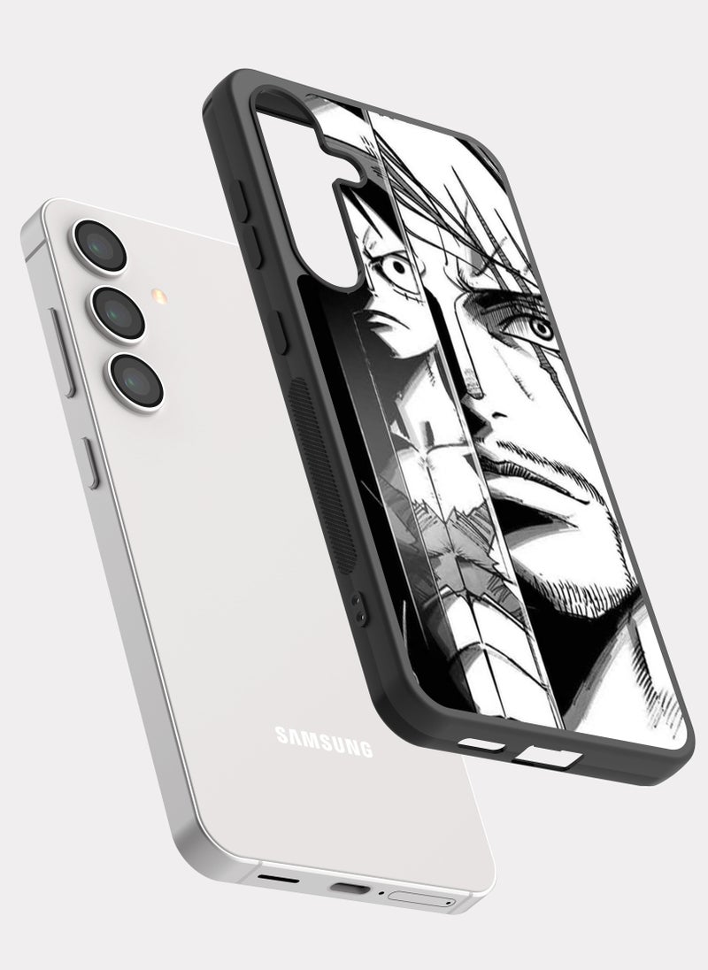 PXLAAT Samsung Galaxy S24 case cover One Piece Luffy and Shanks - Image 2