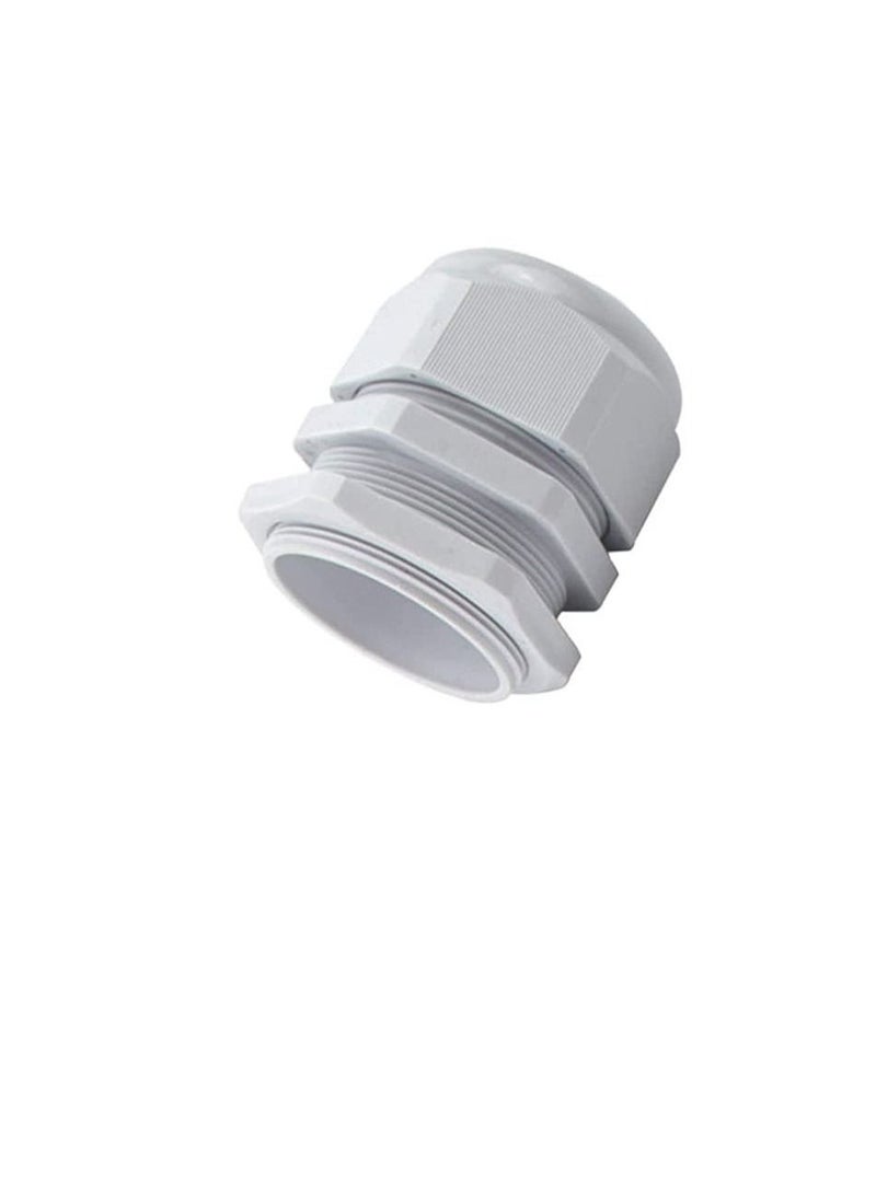 Armoured Cable Gland Kit for Outdoor Sockets and Junction Boxes & Industrial Use with Lock Nut PVC Shroud and Earth Tag (75S, CW) - Image 1