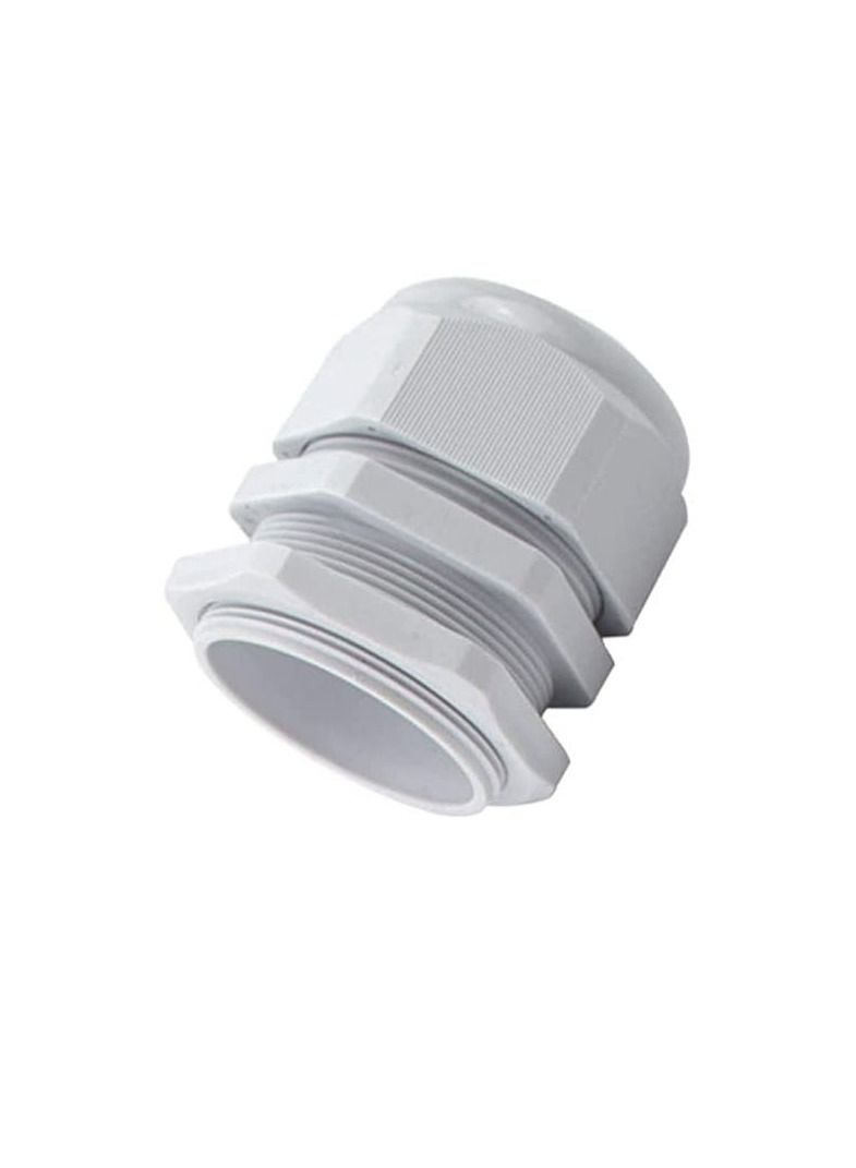 Armoured Cable Gland Kit for Outdoor Sockets and Junction Boxes & Industrial Use with Lock Nut PVC Shroud and Earth Tag (75S, CW) - Image 3