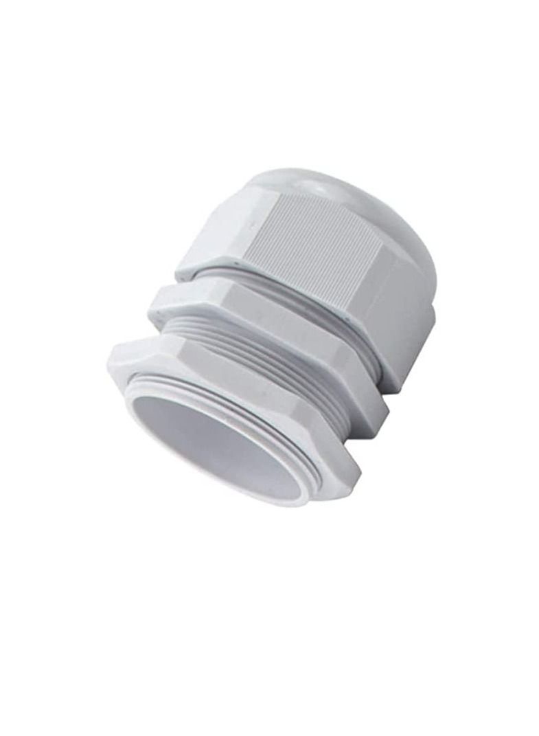 Armoured Cable Gland Kit for Outdoor Sockets and Junction Boxes & Industrial Use with Lock Nut PVC Shroud and Earth Tag (75S, CW) - Image 2