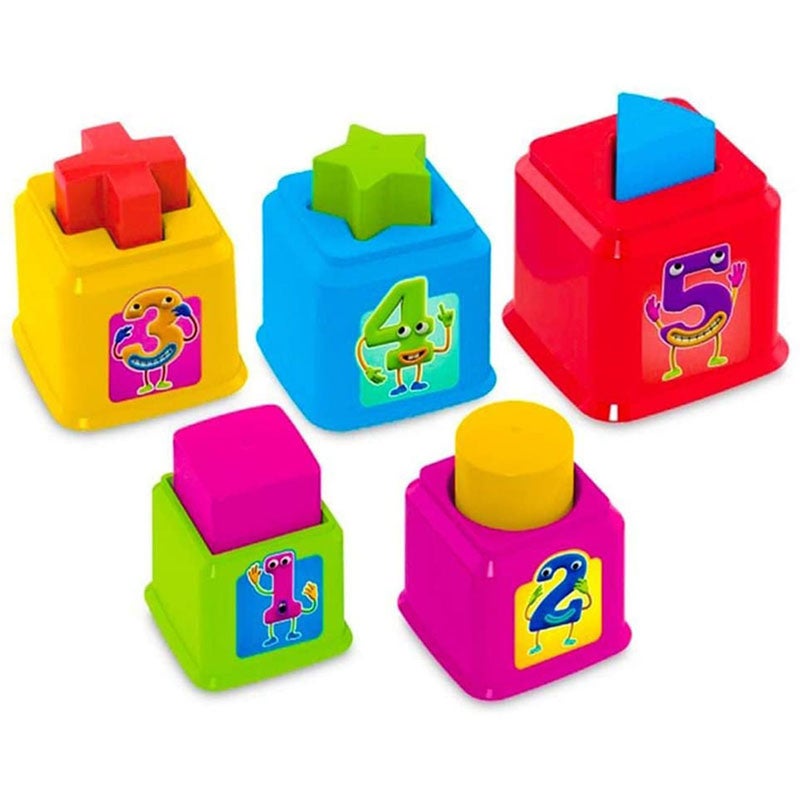 Dede - Square Tower Shape Sorter - 03464 - Image 3