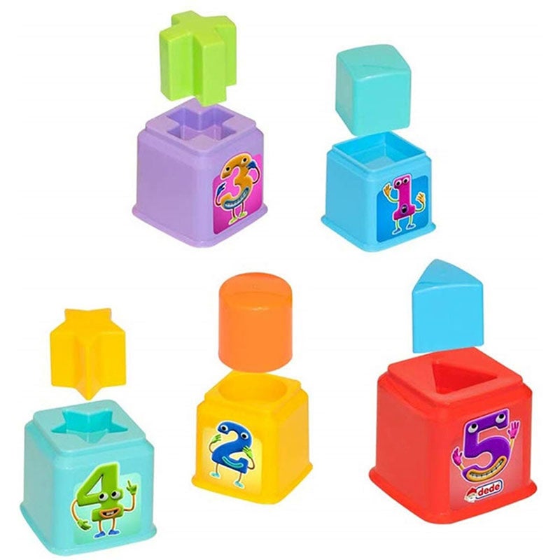 Dede - Square Tower Shape Sorter - 03464 - Image 4