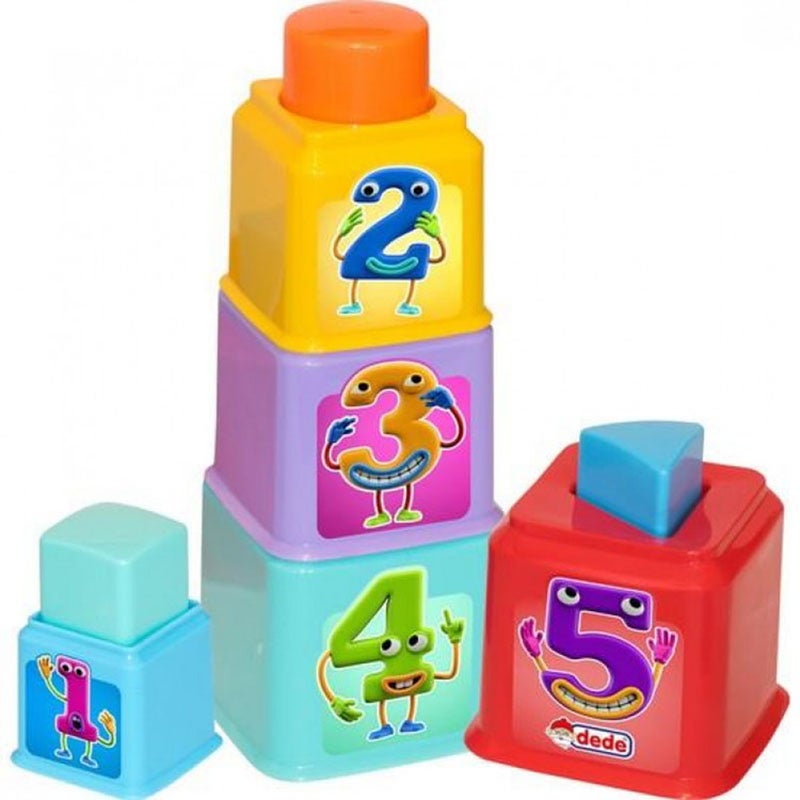 Dede - Square Tower Shape Sorter - 03464 - Image 5