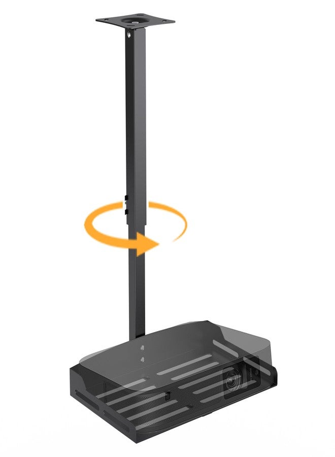 MAWADA Projector Ceiling Mount - Sturdy & 360° Rotation Ceiling Projector Mount for Seamless Projection, Holds up to 11lbs, Perfect for Home Theater Or Office Setup - Image 1