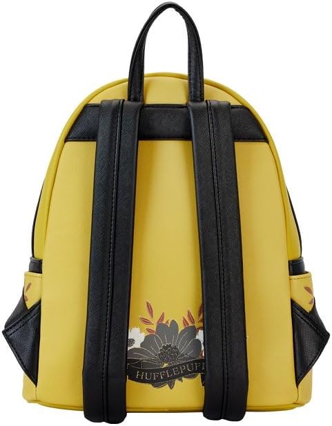 Loungefly Loungefly Harry Potter Hufflepuff House Floral Tattoo Mini Backpack - Image 4