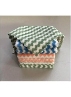 Scrolls Hand Towels for Bathroom Set 10 Pieces, Free of Oil Bath Hand Towel, Face Towel Soft Highly Absorbent Towels for Adults and Children for Bathroom, Kitchen, 25x25cm (Multicolor)  - Image 5