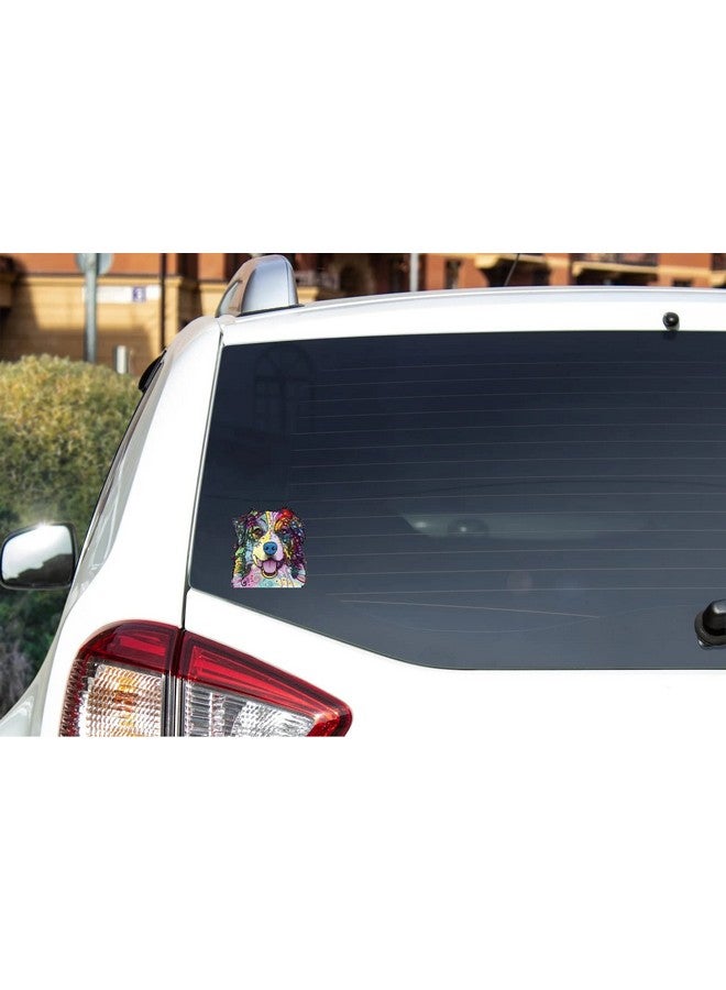 Enjoy it Australian Shepherd Sticker Featuing The Artwork Of Dean Russo Outdoor Rated Vinyl Sticker Decals For Windows Bumpers Laptops Or Crafts 2 Pieces - Image 5