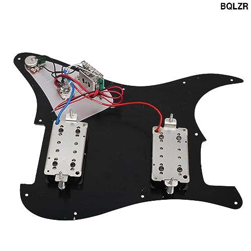 BQLZR Black Loaded HH Pickguard Dual Humbuckers for Electric guitar - Image 3