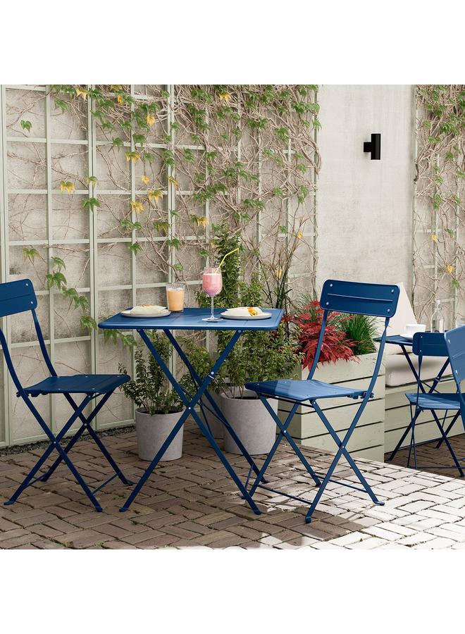 Zaboon Table, Dark Blue Outdoor, 65X65 Cm - Image 4