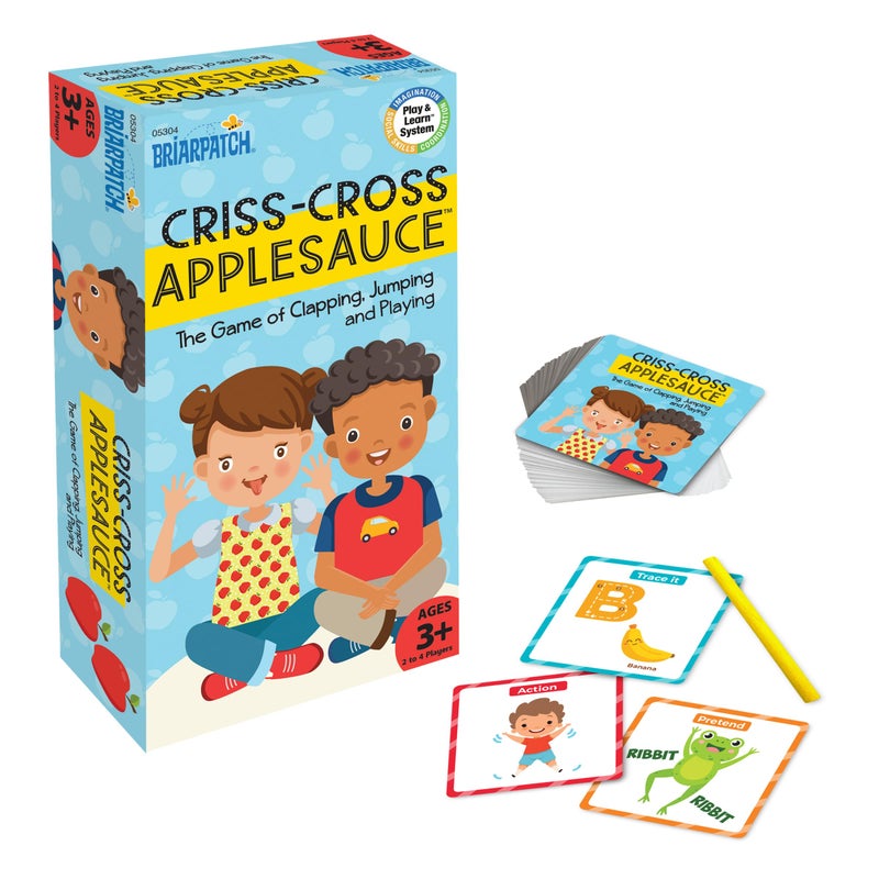 Briarpatch CrissCross Applesauce Game Early Preschool Learning for Toddlers Kindergarten and 1st Grade - Image 3
