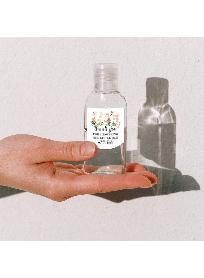 None/Brand ملصقات مطهر اليدين شكرًا لك على showering صغيرنا بالحب ملصقات، ملصقات هدايا حفلة استقبال المولود، هدايا حفلة استقبال المولود سفاري. - Image 5