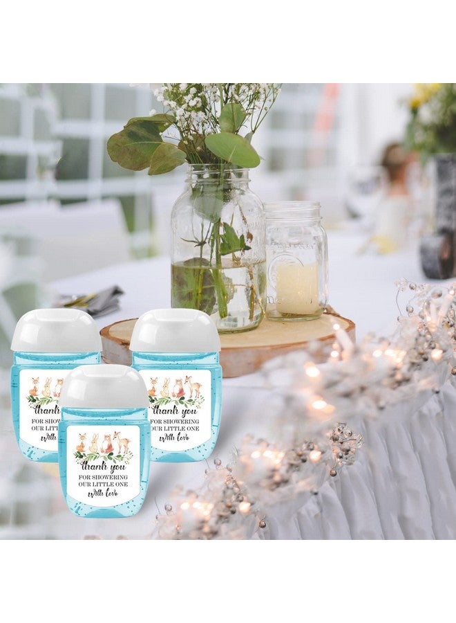 None/Brand ملصقات مطهر اليدين شكرًا لك على showering صغيرنا بالحب ملصقات، ملصقات هدايا حفلة استقبال المولود، هدايا حفلة استقبال المولود سفاري. - Image 4