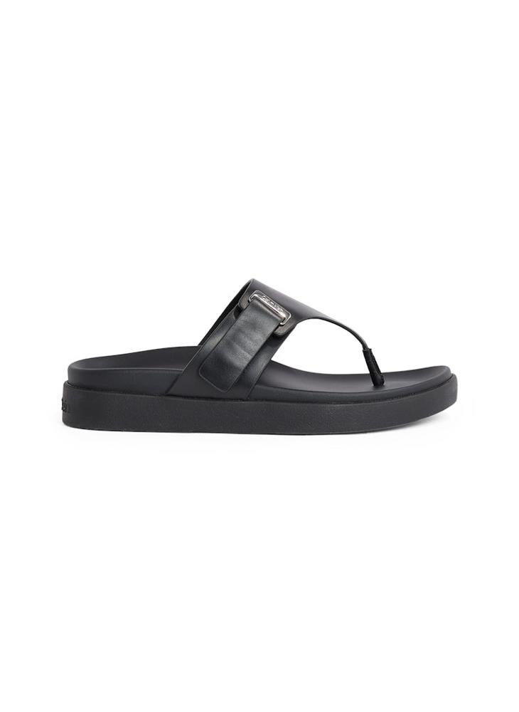 CALVIN KLEIN ADJUSTABLE LEATHER SANDALS  - Image 1