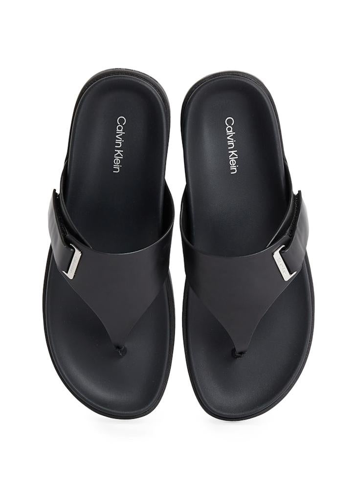 CALVIN KLEIN ADJUSTABLE LEATHER SANDALS  - Image 5