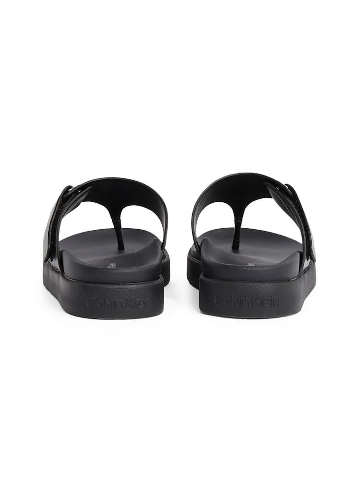 CALVIN KLEIN ADJUSTABLE LEATHER SANDALS  - Image 4