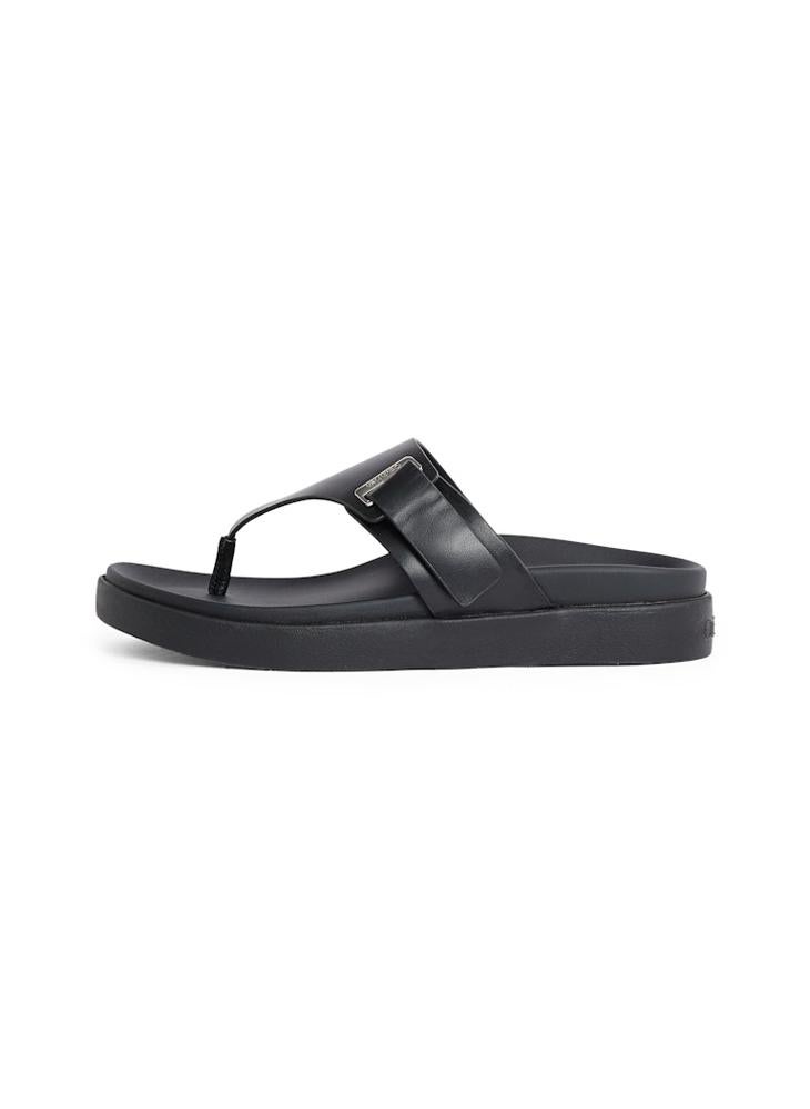 CALVIN KLEIN ADJUSTABLE LEATHER SANDALS  - Image 2