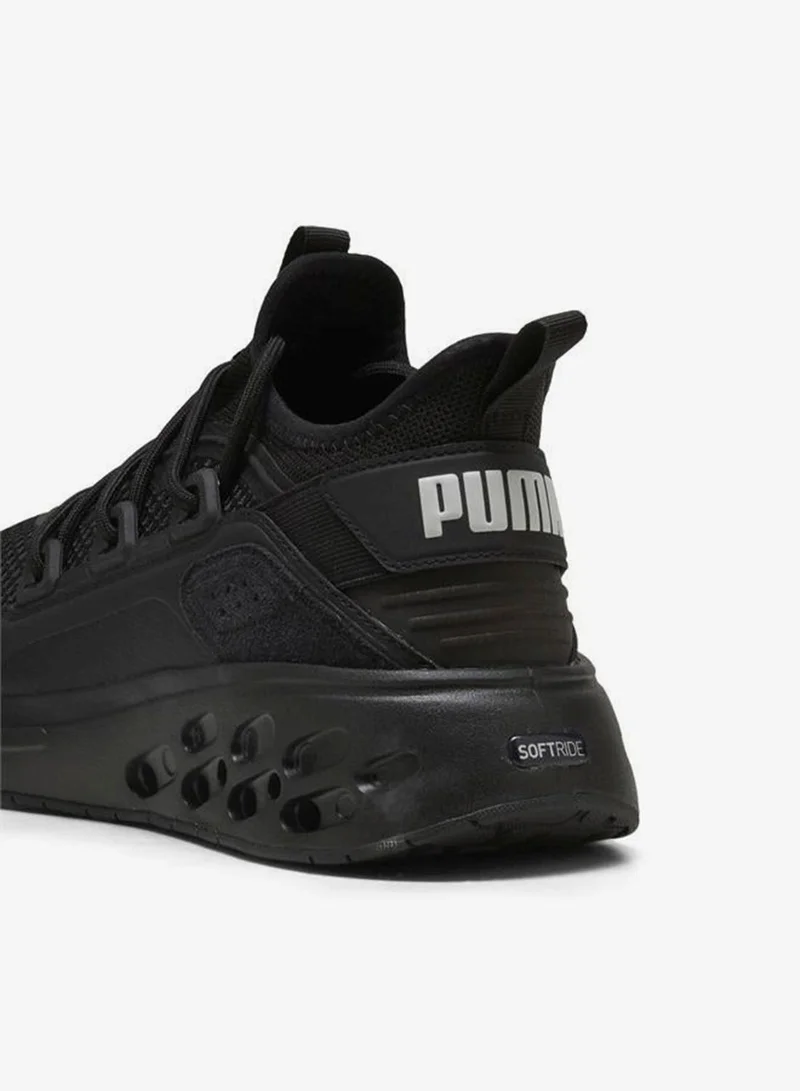 Puma PUMA Black-Glacial Gray Softride Frequence Street Sneakers Unisex  | Best Price UAE