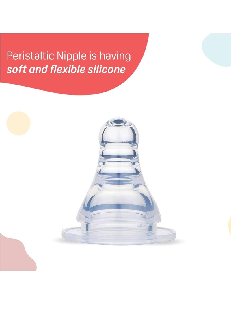 pigeon Pigeon Peristaltic Nipple LL Y Cut,for 12+ Month Babies,BPS Free,BPA Free,Pack of 3  - Image 2