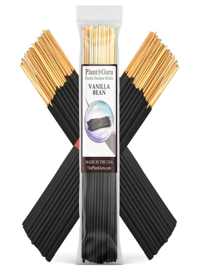 بلانت جورو أعواد بخور الفانيليا الغريبة 7 بوصة - عبوة بالجملة من 85 إلى 100 عود - رائحة طبيعية تدوم طويلاً وتحترق لمدة 30 إلى 45 دقيقة. - Image 1