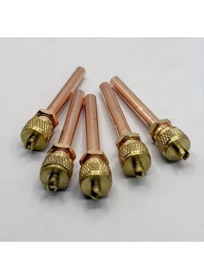 5pcs Brass Liquid Check Valves for AC Refrigerator Nozzle Leak Proof - Image 4